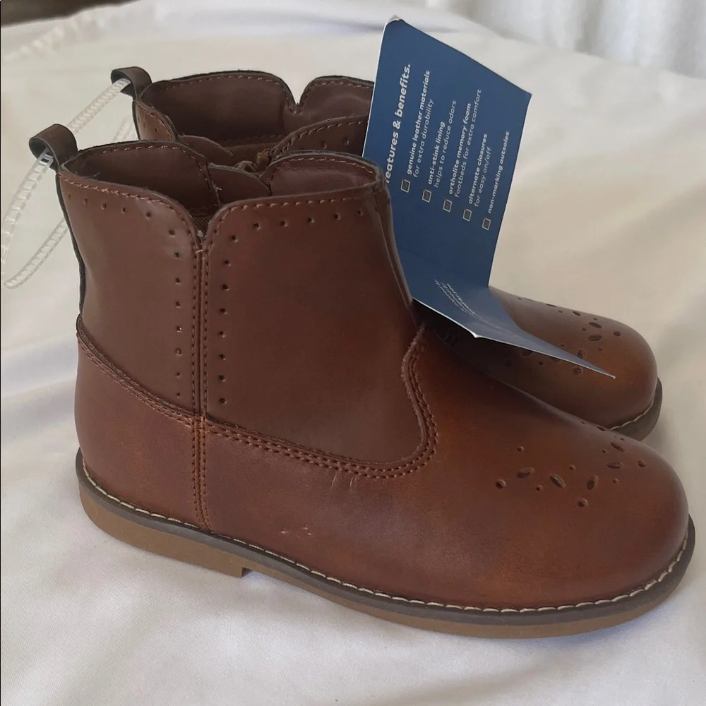 Stride Rite Chestnut Kids Boots